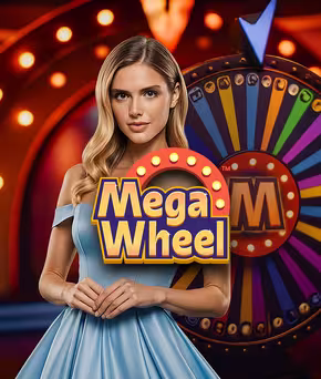 Mega Wheel, juego en vivo con rueda de premios